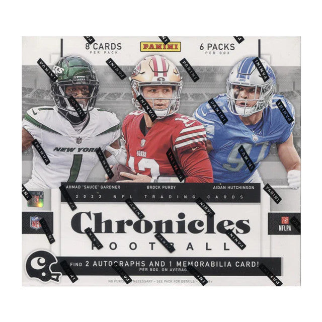 2022 Panini Chronicles NFL Football Trading Card Game Hobby Box