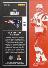 Load image into Gallery viewer, 2017 Panini Contenders Season Ticket Tom Brady #95 New England Patriots
