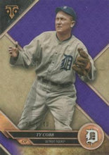 Load image into Gallery viewer, 2017 Topps Triple Threads Amethyst /340 Ty Cobb #75 Detroit Tigers
