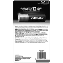 将图片加载到图库查看器，Duracell Coppertop Alkaline AAA Batteries, 40-count Open Box
