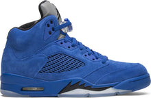 Load image into Gallery viewer, Air Jordan 5 Blue Suede Size 13
