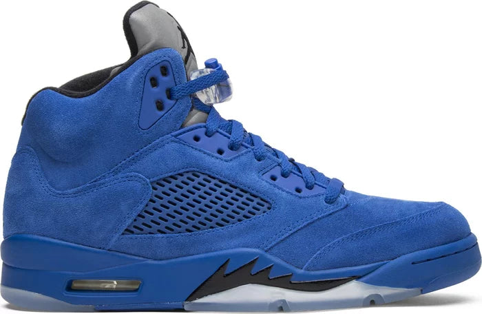 Air Jordan 5 Blue Suede Size 13