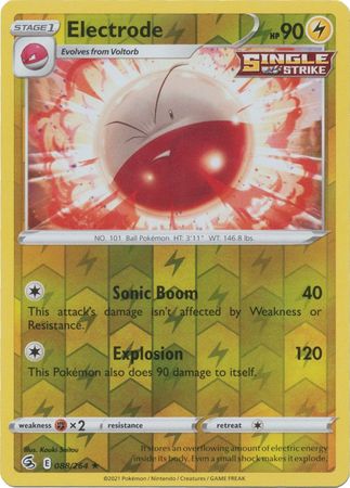 Sword and Shield Fusion Strike Reverse Holo 088 Electrode