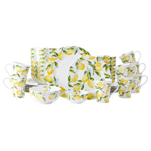 Load image into Gallery viewer, Mikasa Lemons 40-piece Dinnerware Set

