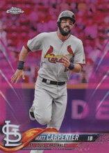 将图片加载到图库查看器，2018 Topps Chrome Pink Refractor Baseball #1-199 - Choose Yours
