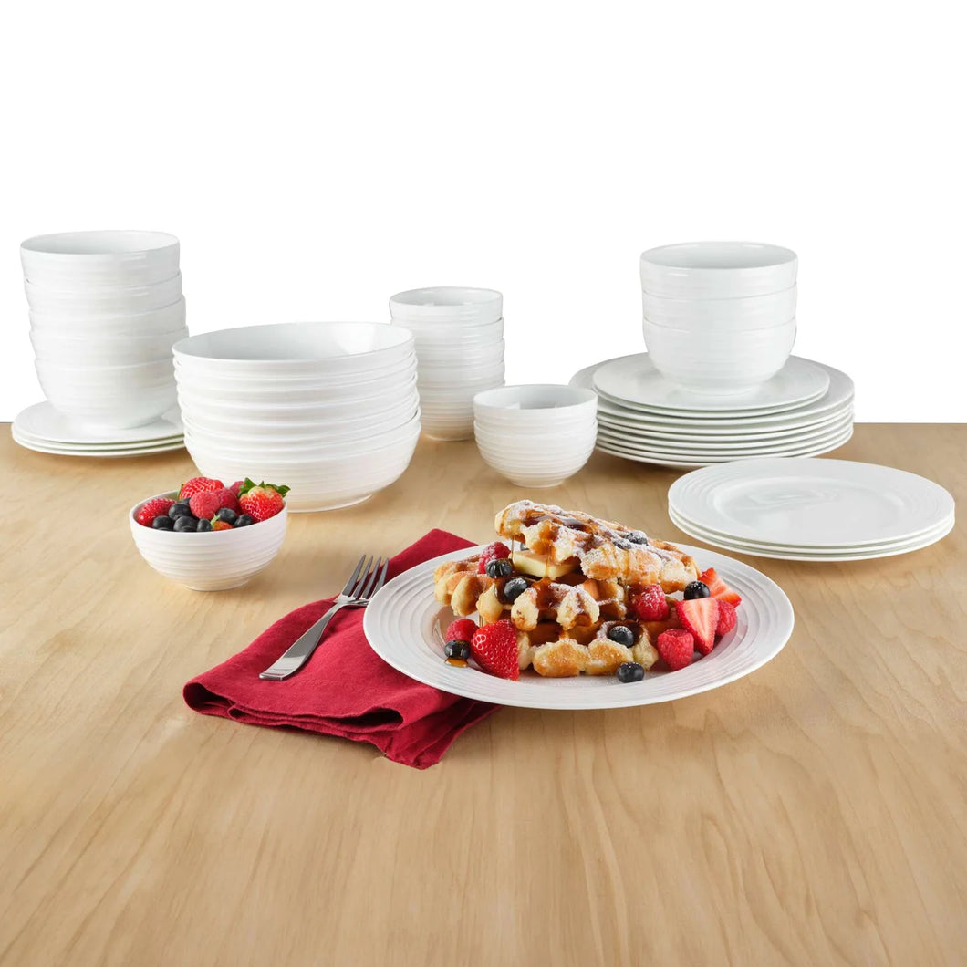 Mikasa Ciara 40-piece Bone China Dinnerware Set (Open Box)