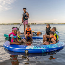 将图片加载到图库查看器，HO Sports Mini Oasis 8’ Inflatable Water Ring Float
