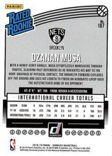 Load image into Gallery viewer, 2018-19 Panini Donruss Rated Rookie Dzanan Musa #187 Brooklyn Nets
