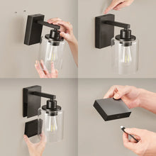 将图片加载到图库查看器，Globe Electric Rechargeable Glass Wall Sconce, 2-pack
