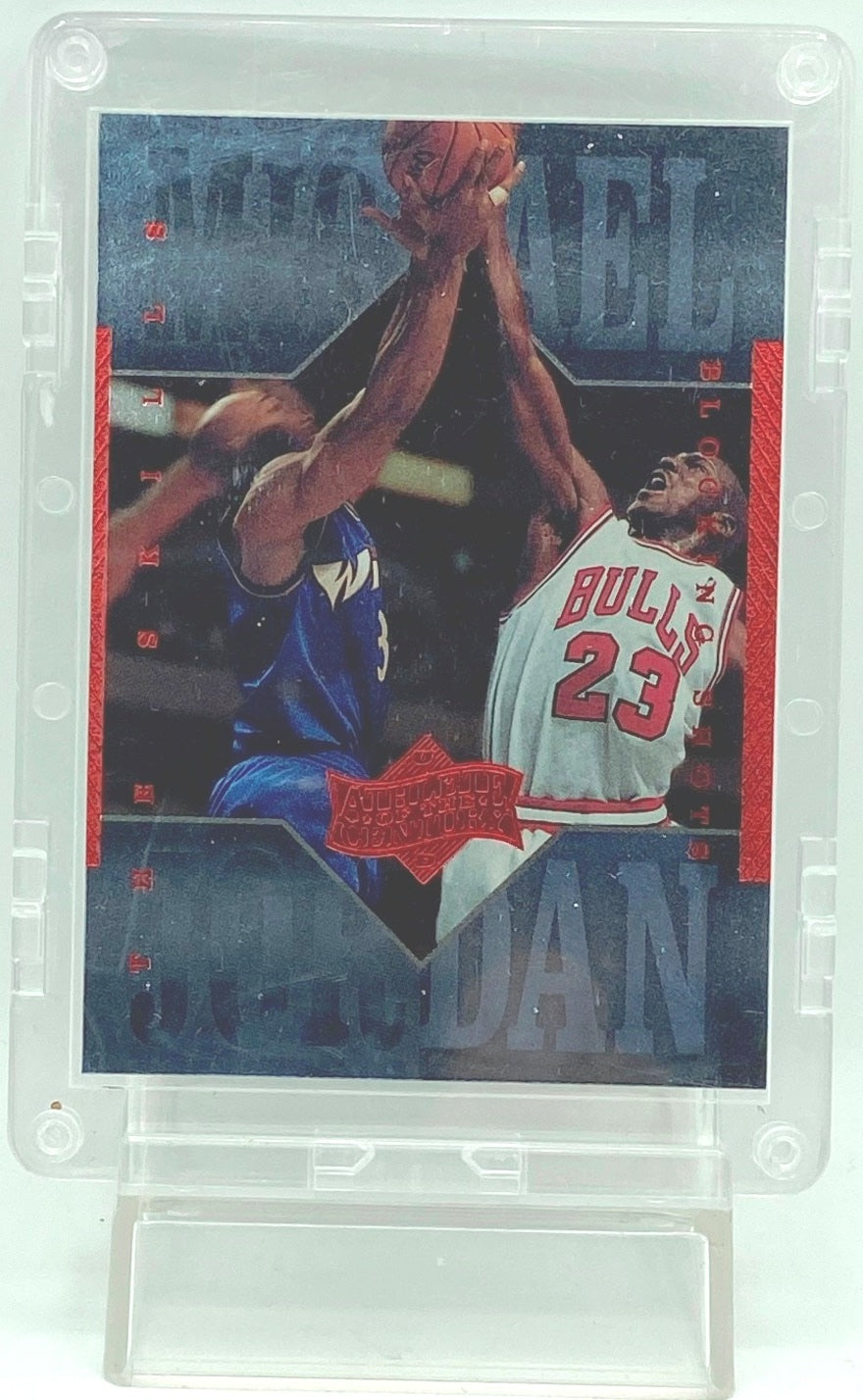 1999 Upper Deck The Skills Blocking Shot Michael Jordan #4