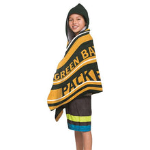 Load image into Gallery viewer, Green Bay Packers Juvy Hooded Towel 22&quot;x51&quot;
