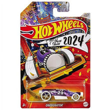 Load image into Gallery viewer, Hot Wheels 2023 Holiday/Winter Collection - Happy New Year 2024 Special Carbonator Car ~ 5/5
