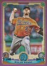 Load image into Gallery viewer, 2019 Topps Gypsy Queen Purple Dylan Bundy #142 Baltimore Orioles

