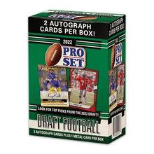 Load image into Gallery viewer, 2022 Leaf Pro Set Draft Football Trading Card Blaster Box
