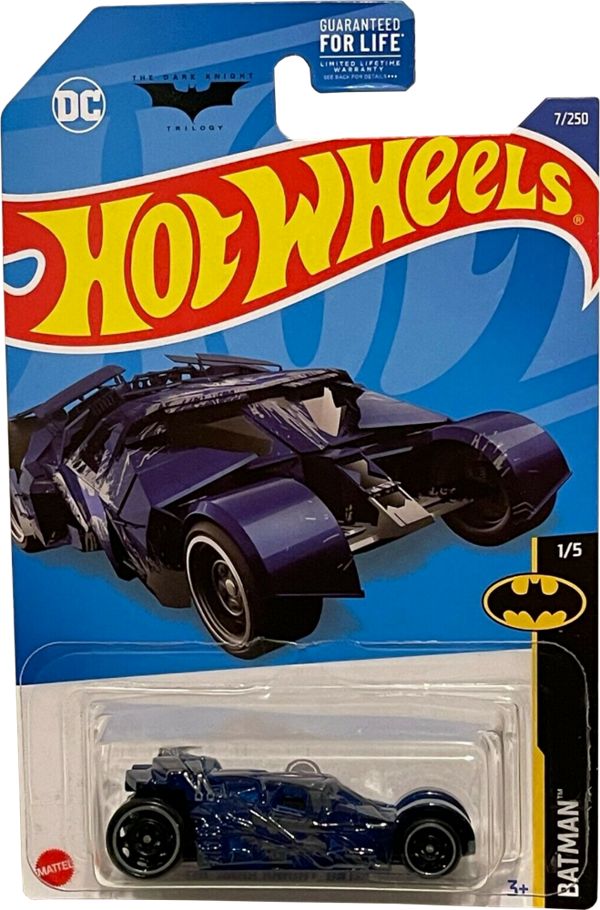 Hot Wheels Treasure Hunt The Dark Knight Batmobile Batman 1/5 7/250