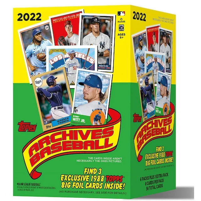 2022 Topps Archives Baseball Trading Cards Blaster Box