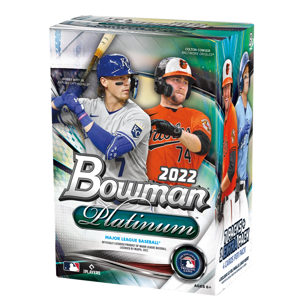 2022 Bowman Platinum Baseball Trading Cards Blaster Box