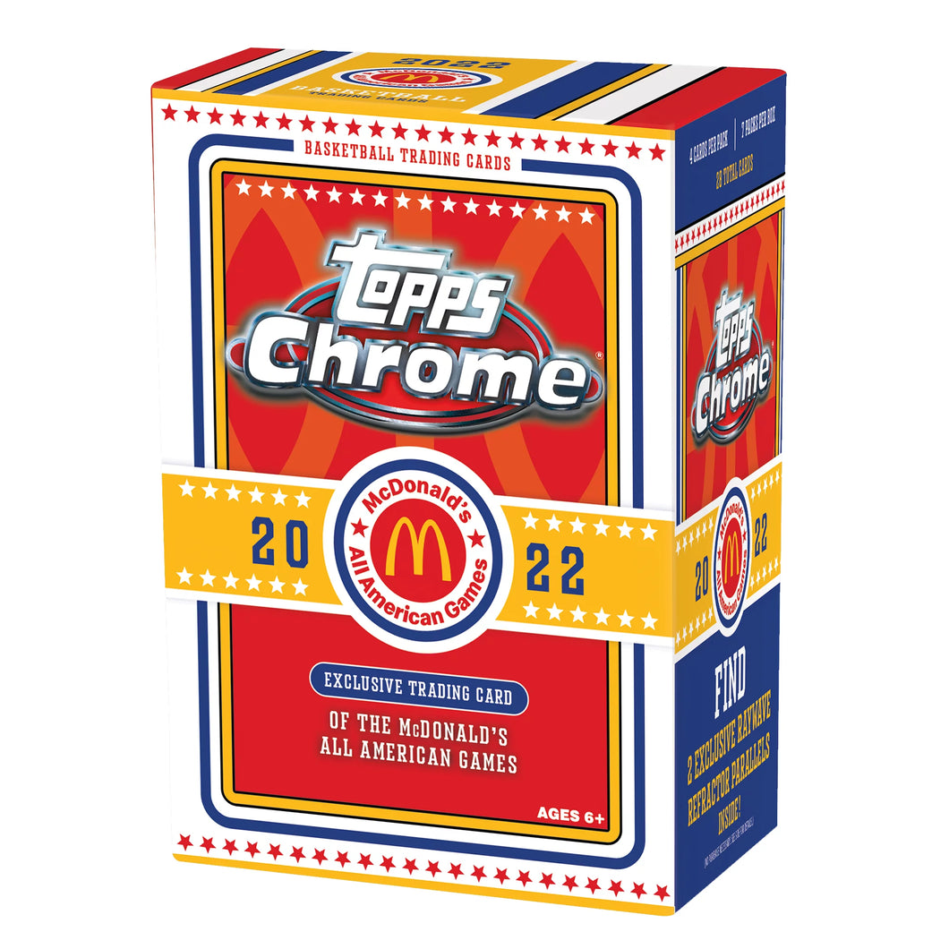 2022 Topps Chrome McDonald's All American Blaster Box