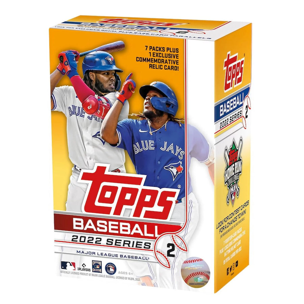 2022 Topps Baseball Series 2 Trading Cards Blaster Box