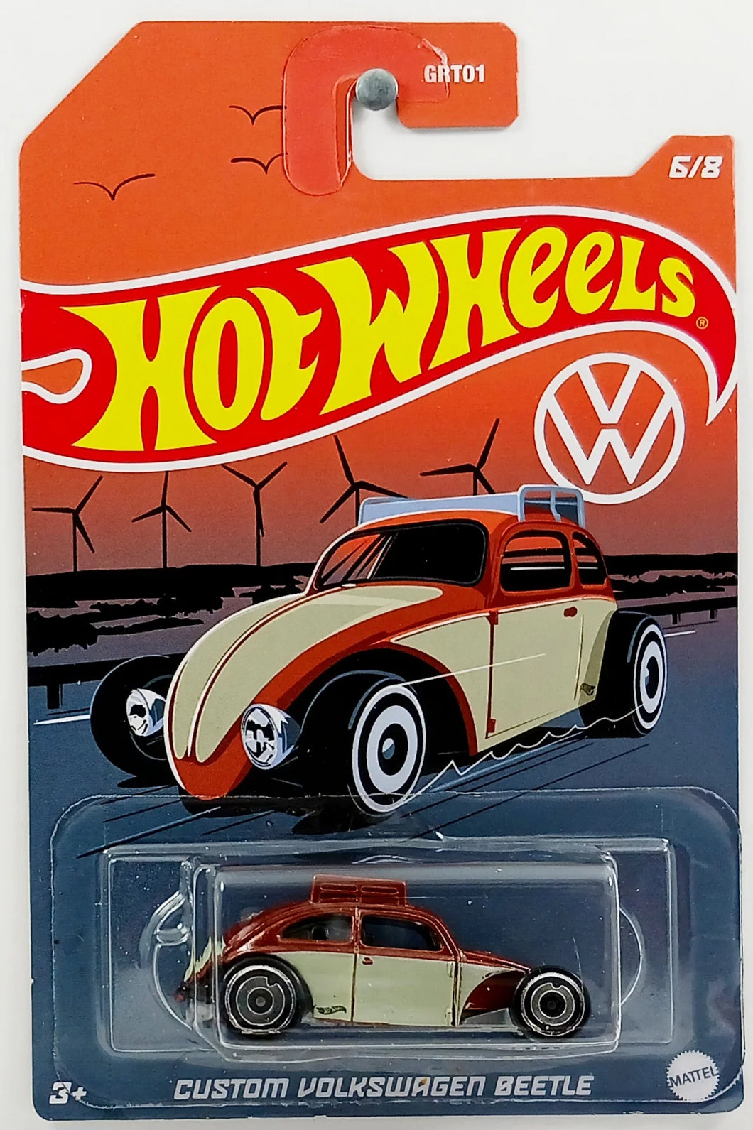 Hot Wheels Volkswagen Series 6/8 Custom Volkswagen Beetle - Walmart Exclusive
