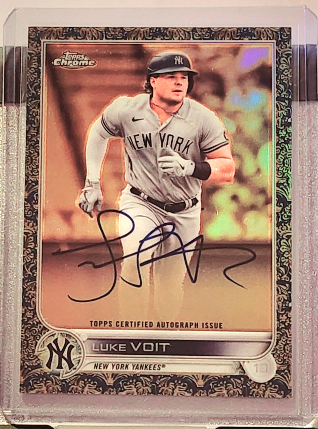 Luke Voit [Blue] #GEA-LV 2022 Topps Gilded Collection Chrome Gold Etch A