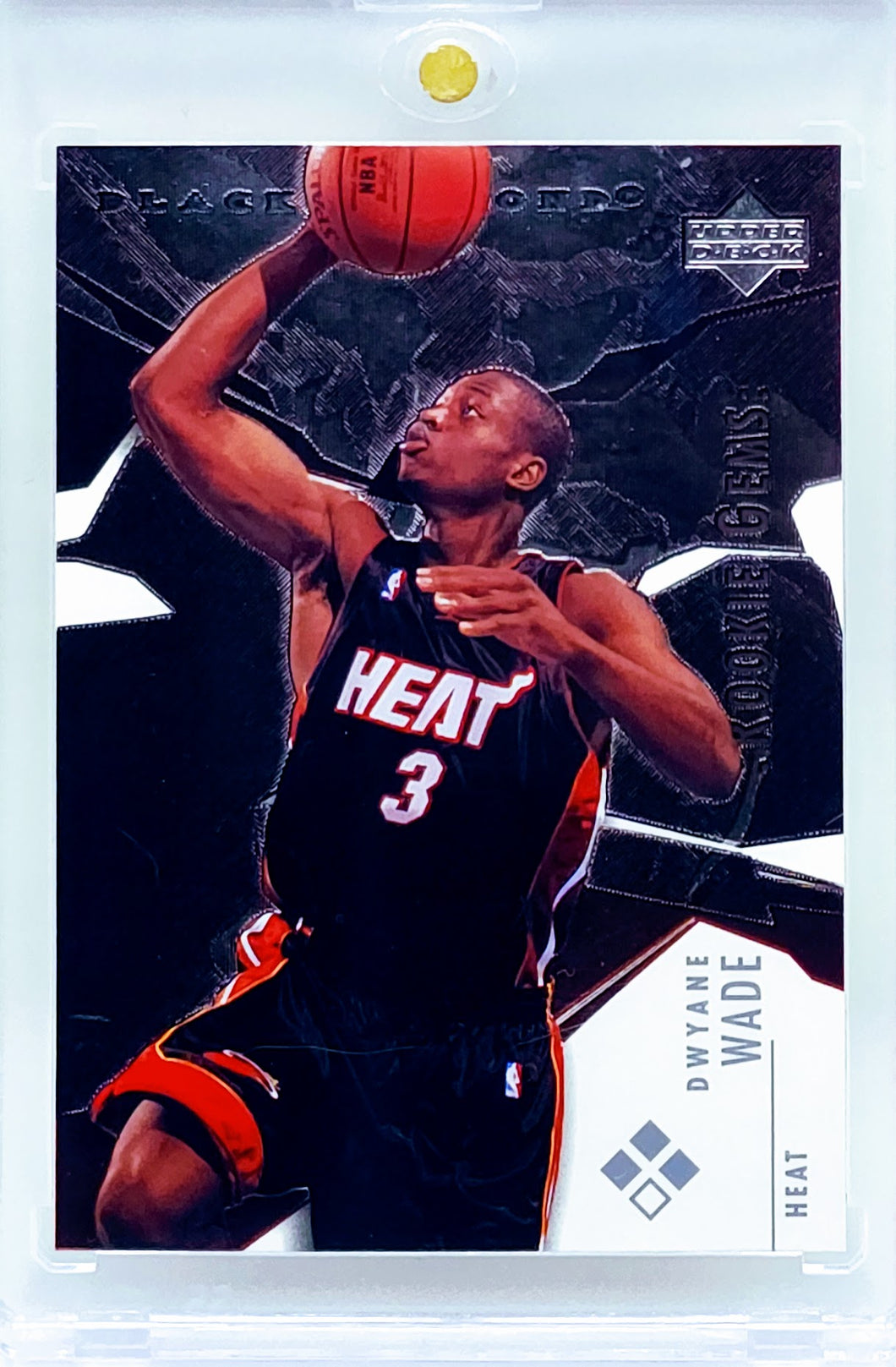 2003-04 Upper Deck Black Diamond Dwyane Wade Rookie Gems #148 RC NM Mint HOF