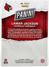 Load image into Gallery viewer, 2022 Panini Father&#39;s Day Lamar Jackson #FD11 Green 1/5

