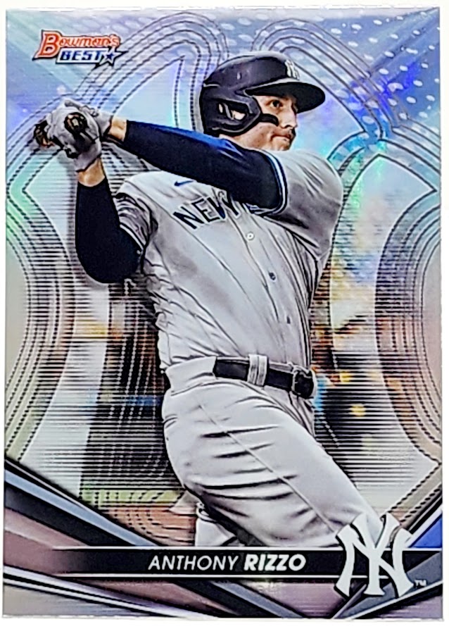 2022 Bowman's Best Anthony Rizzo Base Card #20 Yankees
