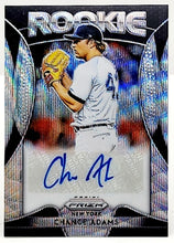 Load image into Gallery viewer, 2019 Panini Prizm #RA-CA Chance Adams RC Blue Wave Auto #/60 ~ Yankees

