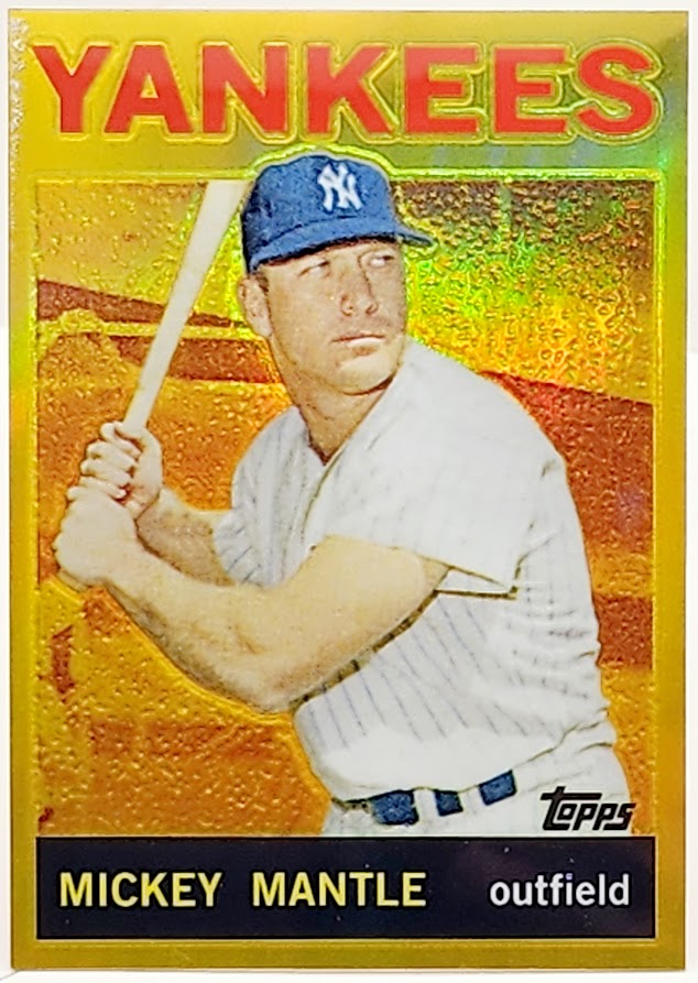 Mickey Mantle MLB 2012 Topps 1964 Gold Refractor Baseball Card #50