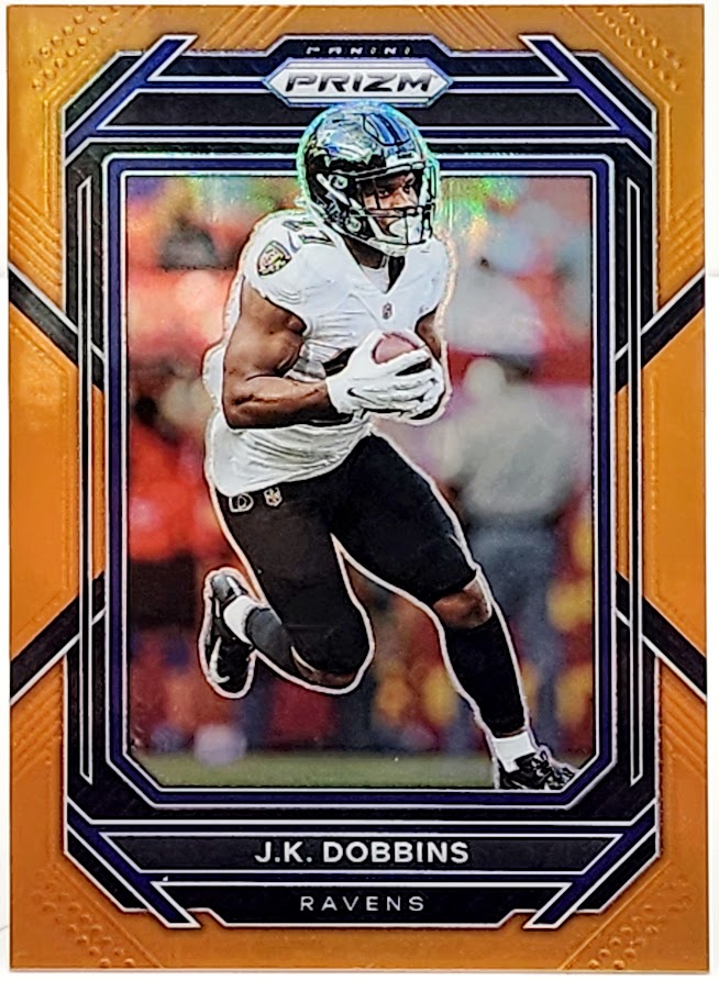 2022 Panini Prizm Prizms Orange #20 J.K. Dobbins /249