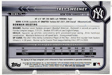Load image into Gallery viewer, 2022 Bowman Chrome Trey Sweeney #BCMA-TS Mega Mojo Refractor Auto Card
