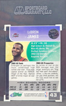 Load image into Gallery viewer, 2003 Topps LeBron James Rookie #43 SGC 9 Cleveland Cavaliers
