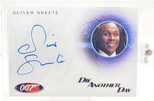 Load image into Gallery viewer, James Bond Autographs &amp; Relics 40th Auto Card A234 Oliver Skeete as Concierge
