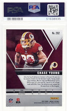 Load image into Gallery viewer, Chase Young 2020 Panini Mosaic Football #202 Rookie RC Washington Redskins PSA 9
