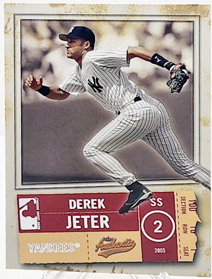 2005 Fleer Authentix Derek Jeter #28
