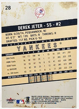 Load image into Gallery viewer, 2005 Fleer Authentix Derek Jeter #28
