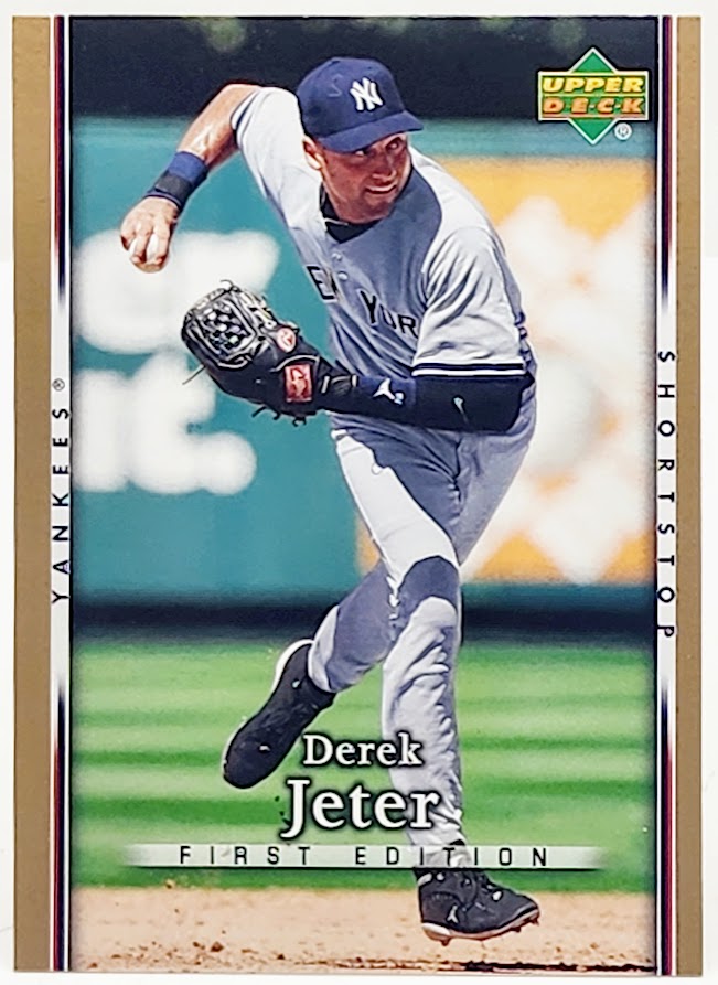 2007 Upper Deck First Edition #118 Derek Jeter NM New York Yankees