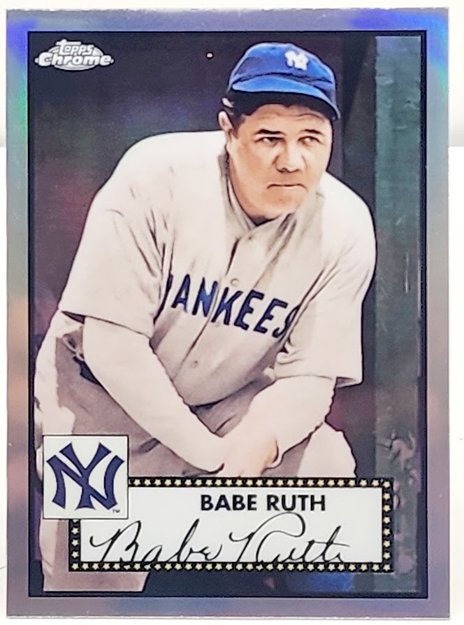2021 Topps Chrome Platinum Anniversary Babe Ruth #615 Yankees