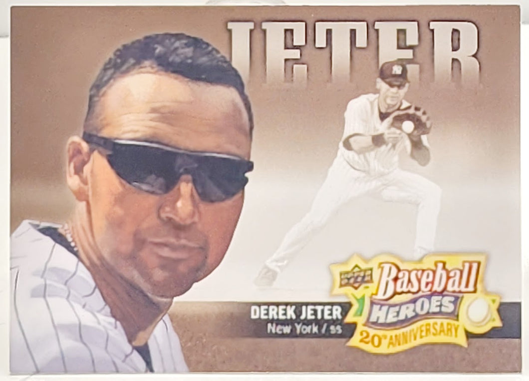 Derek Jeter 2010 Upper Deck 20th Anniversary Heroes BHA-2 New York Yankees