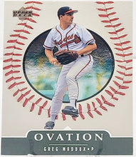 Load image into Gallery viewer, 1999 Upper Deck Ovation Atlanta Braves Baseball Card #45 Greg Maddux
