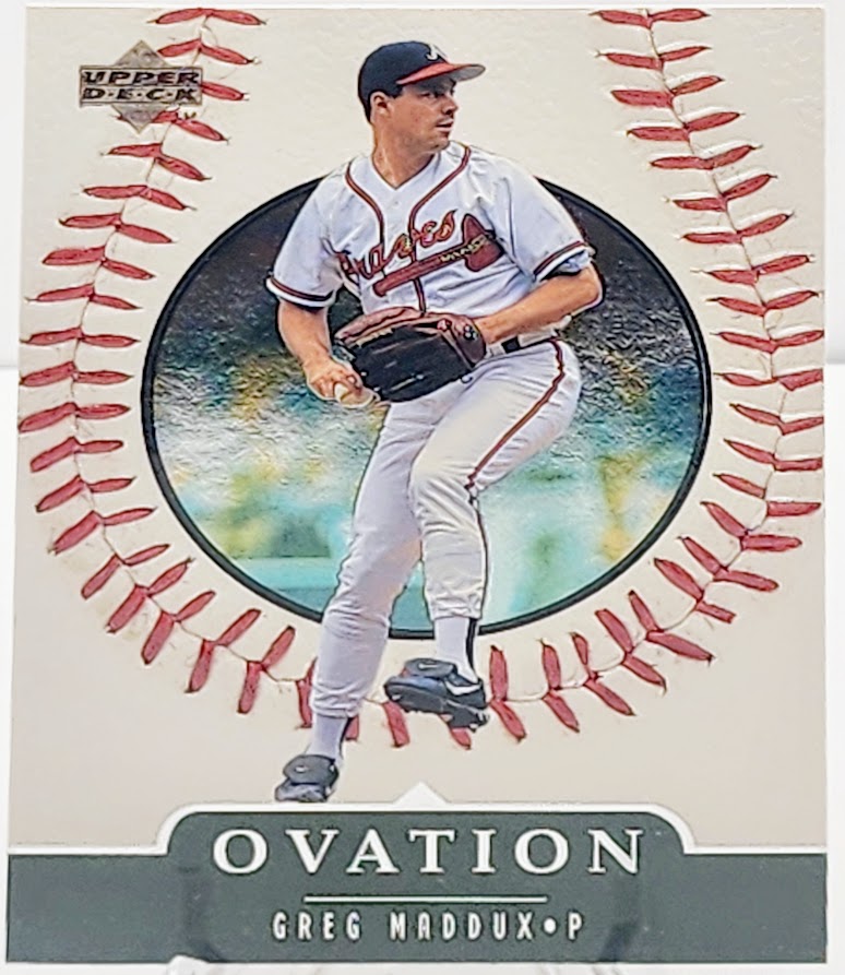 1999 Upper Deck Ovation Atlanta Braves Baseball Card #45 Greg Maddux