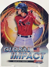Load image into Gallery viewer, 2022 Bowman&#39;s Best Global Impact - MARCELO MAYER - Boston Red Sox (Die-Cut) GI-5
