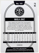 Load image into Gallery viewer, 2020-21 Nikola Jokic Panini NBA Hoops Winter Parallel #191 Denver Nuggets
