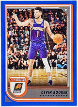 Load image into Gallery viewer, 2022-23 NBA Hoops Basketball Devin Booker Blue Foil Parallel #164
