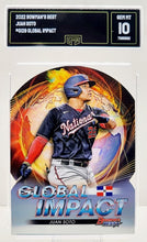 Load image into Gallery viewer, 2022 Bowman&#39;s Best Global Impact Die-Cuts Atomic Refractor Juan Soto #GI-29 GMA 10 Gem Mint
