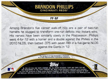 Load image into Gallery viewer, 2016 Topps Tier One Prime Performers Auto /149 Brandon Phillips #PP-BP Auto
