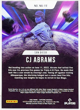 Load image into Gallery viewer, 2022 Panini Capstone New Age #NA-19 CJ Abrams San Diego Padres
