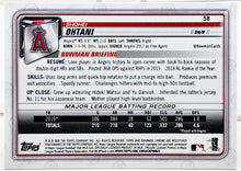 Load image into Gallery viewer, Shohei Ohtani 2020 Bowman Chrome #58 Baseball Card
