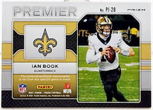 Load image into Gallery viewer, 2021 Panini NFL Ian Book Pink Prizm Premier Patch RC No.PJ-20 Saints

